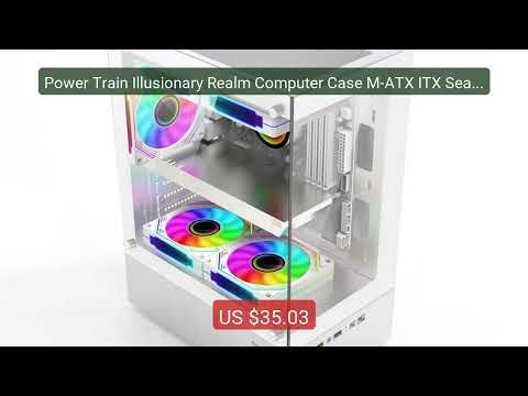 Power Train Illusionary Realm Computer Case M-ATX ITX Seaview ... — Best Buy 2026 | Great Quality!