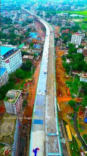 The groundbreaking change of the country's longest elevated road || dhaka ashulia elevated expres...