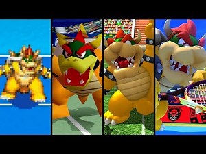 Evolution of Bowser in Mario Tennis (2000-2019)