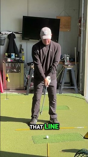 Golf Swing Tips: Find Your Target Line #shorts