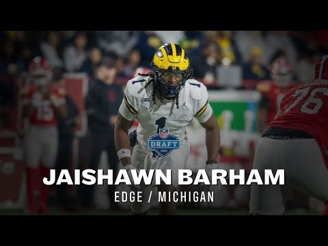 Jaishawn Barham Highlights | Michigan Edge | 2025 Season and NFL Draft Tape