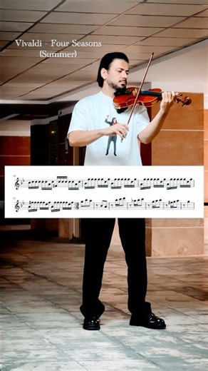 Vivaldi – Summer (The Four Seasons) | Solo Violin Performance + Sheet Music 🎻