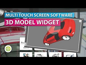 3D Model Widget ⏩ Interactive Multitouch Software