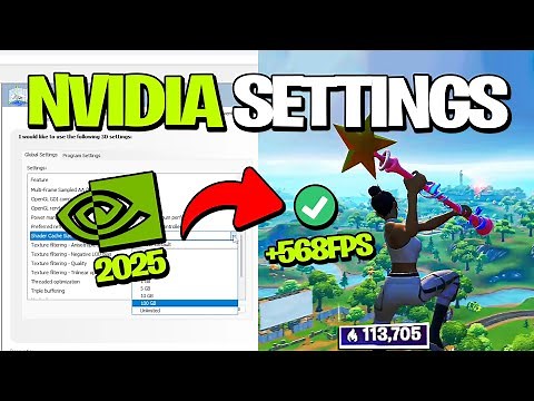 Best NVIDIA Settings for Fortnite Chapter 6 Season 4! | Boost FPS & Fix Stutters
