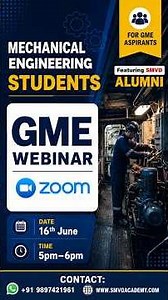 Mechanical Engineers Important Webinar 🙌🏻