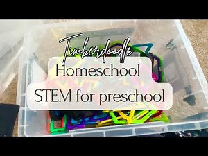 HOMESCHOOL STEM FOR PRESCHOOL | Geosmart Magnet Set ￼