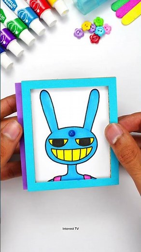 The Amazing Digital Circus Jax Cardboard Smart Game Toy Challenges 💜 #tadc #shortsvideo
