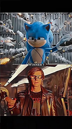 Sonic vs Quicksilver ( X-Men ) #shorts