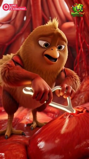 5 Healthy Non-Veg Heroes 💪 Inside the Human Body | Real Medical Animation l Tamil