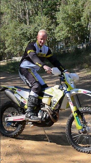 Dirtbike Fahren lernen - Körperhaltung beim Bremsen | Marko's Enduro World