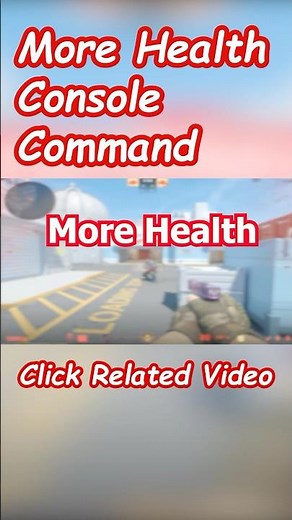 CUSTOM GAMES ONLY More Health (Click related video for command) #csgo #cs2 #gaming #counterstrike