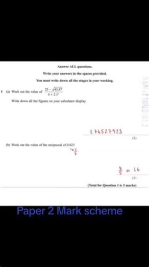 #gcse2023 #maths #maths #gcse #gcse2023paper #edexcel #gcsemaths #gcses2023 #paper2 #paper2markscheme #answers #markscheme #nerds #grade9students #grade9 #year11 #results #resultsday