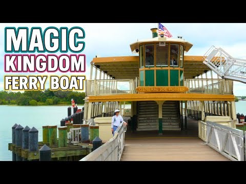Magic Kingdom Ferry Boat FULL Ride | Disney World 4K Ambience (TTC to Magic Kingdom & Back)