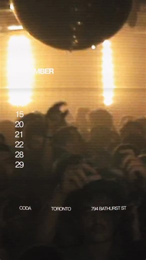 November continues at CODA 🪩 #codatoronto | CODA