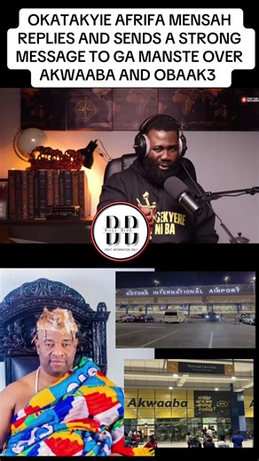 OKATAKYIE AFRIFA MENSAH REPLIES AND SENDS A STRONG MESSAGE TO GA MANSTE OVER AKWAABA AND OBAAK3 #fortherecords #viral #precisely #okatakyieafrifa #gamanste
