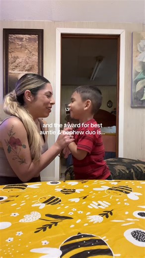 I told him I would buy him gummy worms if he would do this with me 😂🩵 #auntie #auntiesoftiktok #nephew #nephewlove