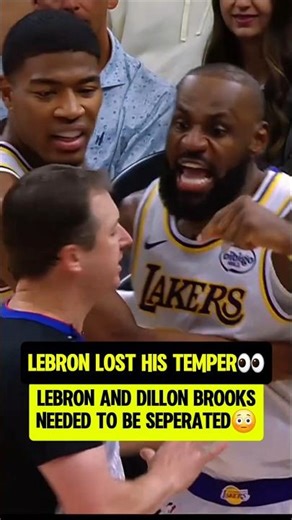 NEVER saw LeBron THIS ANGRY before😳