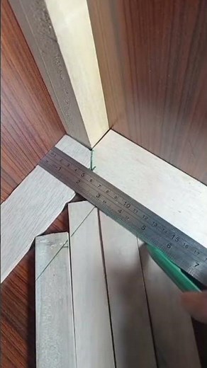 From Start to Finish: Laying Out Miter Cuts for a Box or Frame #woodworking #tricks