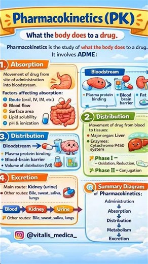 #Pharmacokinetics easy notes# ‪@vitalis_medica‬