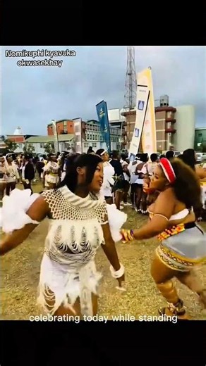 Three Maidens' Zulu Dance in a Circle#traditionalattire #zuludance #shortsfeeds #zulu
