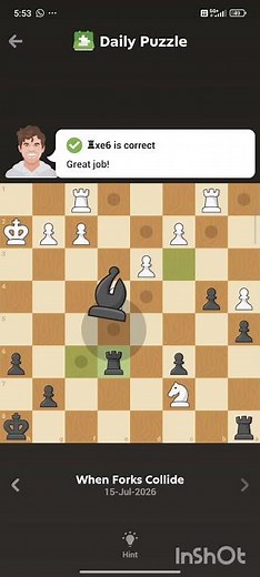 ♟️ Chess.com Daily Puzzle | 15 July 2026 🧩 | Step-by-Step Solution#shorts #trending #daily