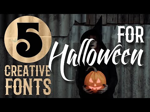 5 Free Halloween Fonts | Halloween Creative Typography
