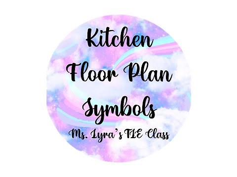 KITCHEN FLOOR PLAN SYMBOLS