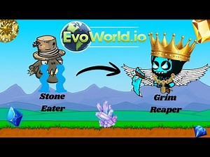 Gameplay: Stone Eater to Grim Reaper In EvoWorld.io 💥
