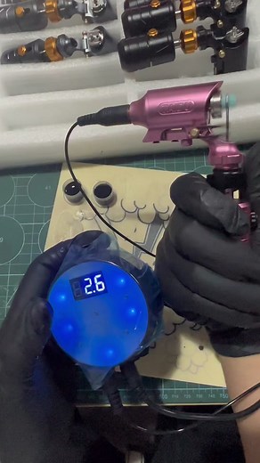 Direct drive motor tattoo machine with rebound 帶回彈的直驅馬達紋身機