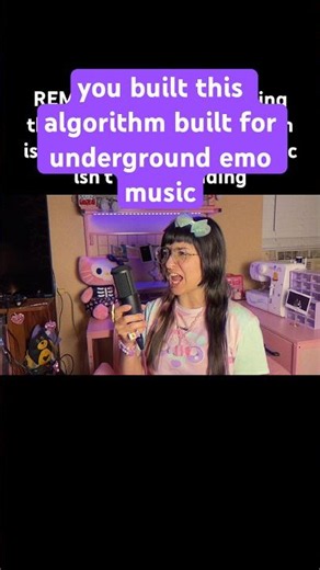 u built this algorithm for underground emo music #emo #emomusic #emoband #emosong #screamo