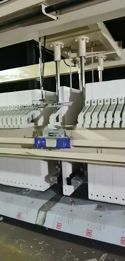 Video demonstration of filter press plate shifter + filter cloth cleaning device #filterpress