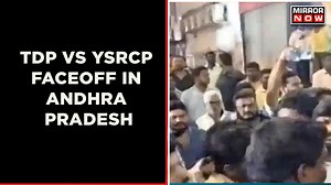 TDP & YSRCP Workers Lathicharged In Andhra Pradesh After Cadre From Both Sides Got Into An Argument