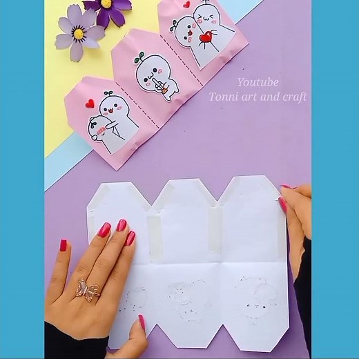 Cute gift idea /Origami Paper gift idea | Origami mini gift |Origami craft with paper / #shorts