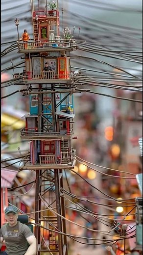 Ultra Realistic 3D Miniature City Animation – Busy Stick-Built Metropolis in Motion