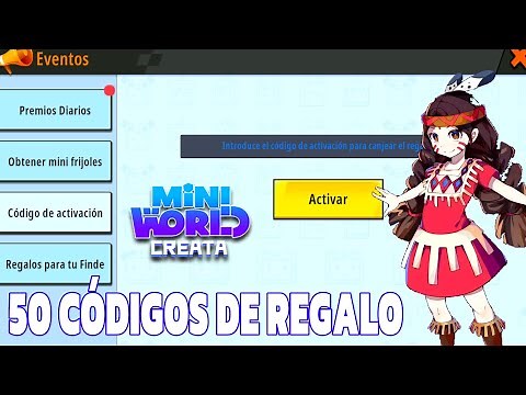 50 códigos de regalo mini world