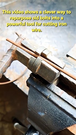 ​The Ultimate DIY Wire Cutter from Scrap Bolts!