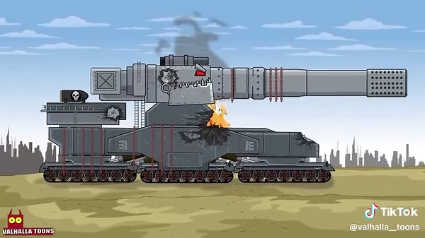 Iron March of Tank Monsters #animation #cartoon #fyp