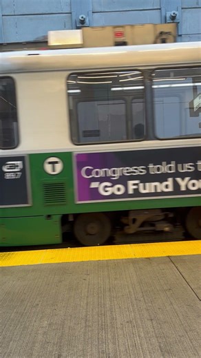 Boston Green Line terminates at Medford #train #lightrail