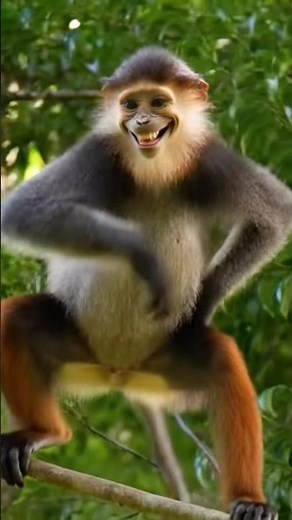 Energetic Monkey Disco Dance | Funky Moves & Confident Vibes 🕺🐒 #monkey #monkeydance #monkeyvideo
