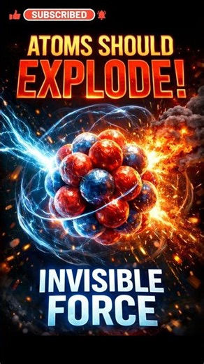 Every Atom in Your Body Is Trying to Explode… Why Doesn’t It?