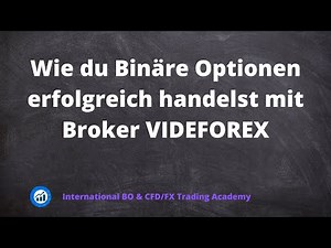 How to trade binary options successfully with broker VIDEFOREX