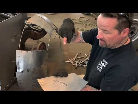 Metal shaping: compound curve - building the top of a fender