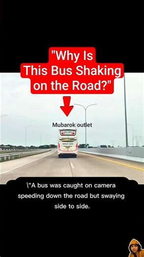 Why Is This Bus Shaking on the Road? #shorts