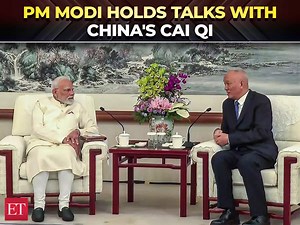 Tianjin: PM Modi holds talks with Chinese Communist Party Secretariat top leader Cai Qi