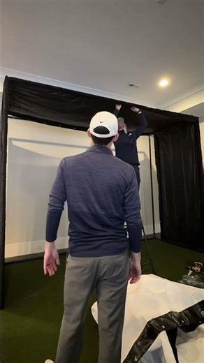 Golf Simulator Setup in 12 Seconds
