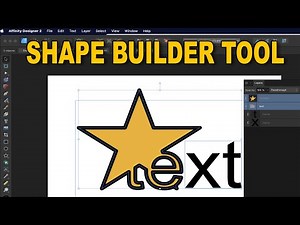Affinity Designer 2 : SHAPE BUILDER Tool, How To Use