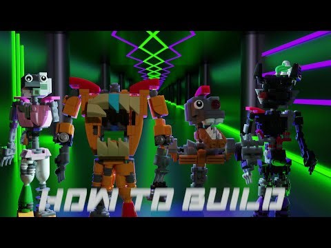 HOW TO BUILD ALL LEGO RUINED ANIMATRONICS FROM FNAF: RUIN