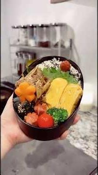 【お弁当作り】1分で見る！牛肉とごぼうのしぐれ煮 #Shorts #お弁当 #obento