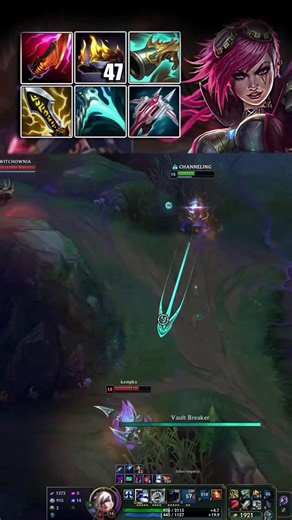 Why no1 plays FULL AD VI ... ? So broken 🤣 #leagueoflegends