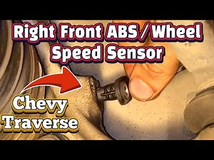 How to Replace a Right Front Wheel Speed / ABS Sensor | Code C0040 | Chevrolet / Chevy Traverse